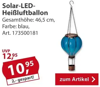 Solar-LED Heißluftballon
