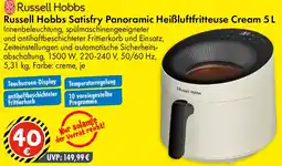 TEDi Russell Hobbs Satisfry Panoramic Heißluftfritteuse Cream 5 L Angebot