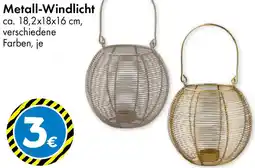 TEDi Metall-Windlicht Angebot