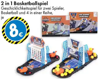 TEDi 2 in 1 Basketballspiel Angebot