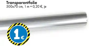 TEDi Transparentfolie Angebot