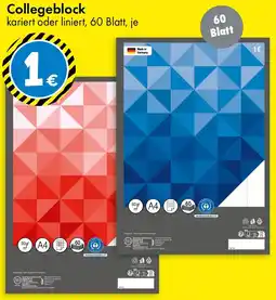 TEDi Collegeblock Angebot