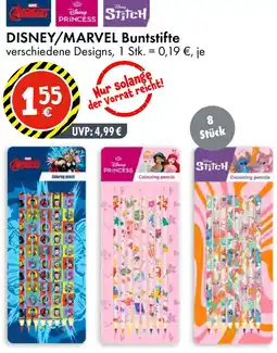 TEDi DISNEY/MARVEL Buntstifte Angebot
