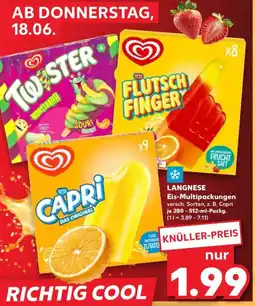 Kaufland LANGNESE Eis-Multipackungen Angebot