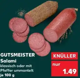 Kaufland GUTSMEISTER Salami Angebot