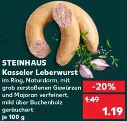 Kaufland STEINHAUS Kasseler Leberwurst Angebot