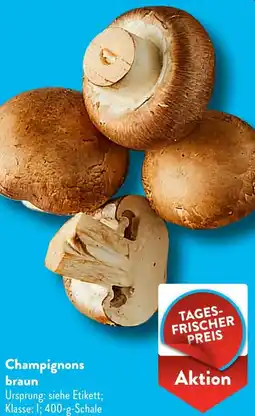 Aldi Süd Champignons braun Angebot