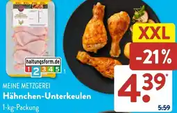 Aldi Süd MEINE METZGEREI Hähnchen-Unterkeulen Angebot