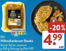 Aldi Süd BBQ Hähnchenbrust-Steaks Angebot