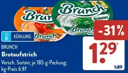 Aldi Süd BRUNCH Brotaufstrich Angebot