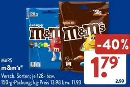 Aldi Süd MARS m&m's Angebot