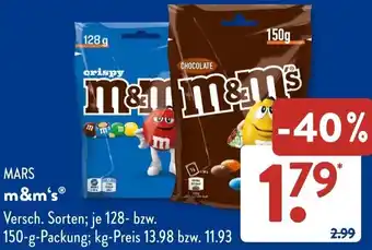 MARS m&m's