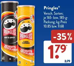Aldi Süd Pringles Angebot