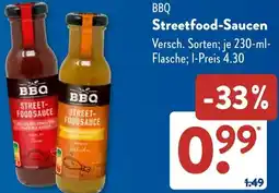 Aldi Süd BBQ Streetfood-Saucen Angebot