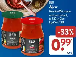 Aldi Süd BBQ Ajvar Angebot