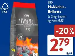 Aldi Süd BBQ Holzkohle Briketts Angebot