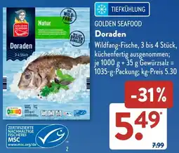Aldi Süd GOLDEN SEAFOOD Doraden Angebot