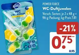 Aldi Süd POWER FORCE WC-Duftjuwelen Angebot