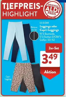 Aldi Süd LILI & DAN Leggings oder Capri Leggings Angebot