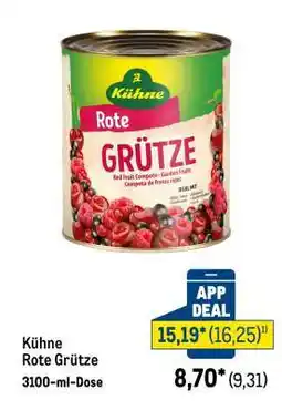 METRO Kühne Rote Grütze Angebot