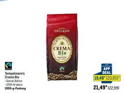 METRO Tempelmann's Crema Bio Angebot
