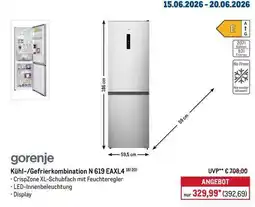 METRO Kühl-/Gefrierkombination N 619 EAXL4 Angebot