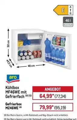 METRO Kühlbox MF46WE mit Gefrierfach Angebot