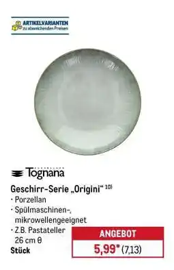 METRO Geschirr-Serie „Origini“ Angebot