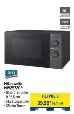 METRO Mikrowelle MW25720 Angebot