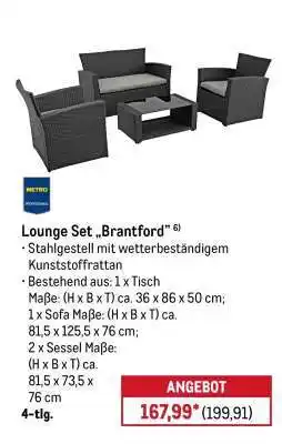 METRO Lounge Set „Brantford” Angebot