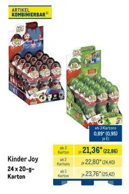 METRO kinder Joy Angebot