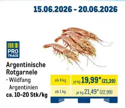 METRO Argentinische Rotgarnelen Angebot