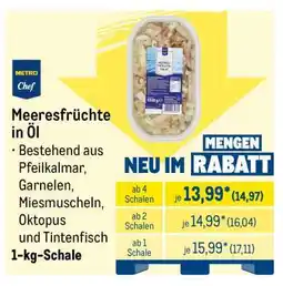 METRO Meeresfrüchte in Öl Angebot