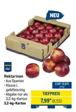 METRO Nektarinen Angebot