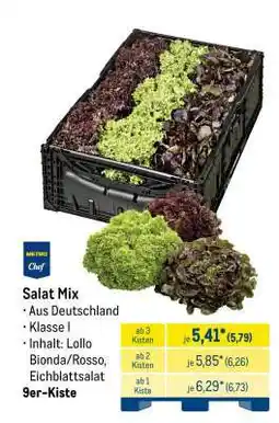 METRO Salat-Mix Angebot