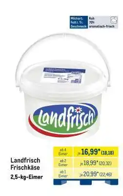 METRO Landfrisch Frischkäse Angebot
