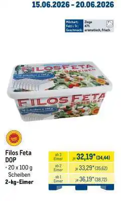 METRO Filos Feta DOP Angebot