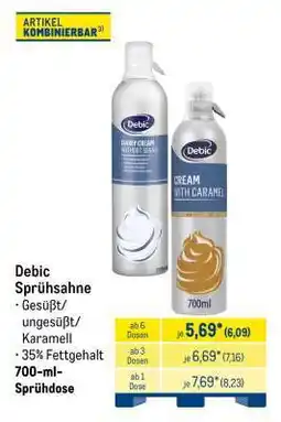 METRO Debic Sprühsahne Angebot
