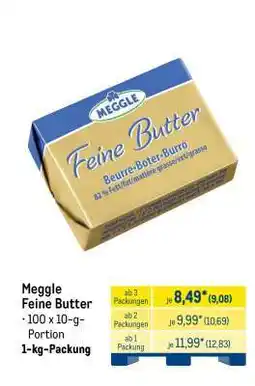 METRO Meggle Feine Butter Angebot
