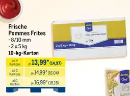 METRO Frische Pommes Frites Angebot