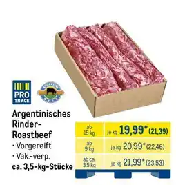 METRO Argentinisches Rinder-Roastbeef Angebot