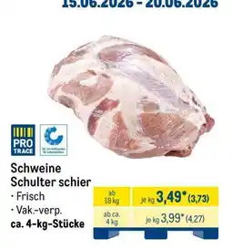 METRO Schweine Schulter schier Angebot