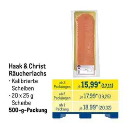 METRO Haak & Christ Räucherlachs Angebot