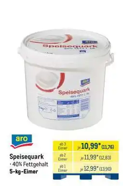METRO aro Speisequark Angebot