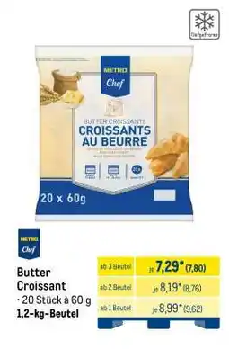 METRO Butter- croissant Angebot