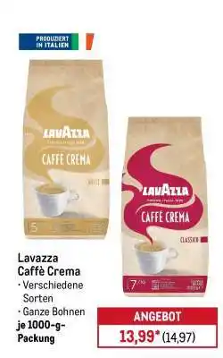 METRO Lavazza Caffé Crema Angebot