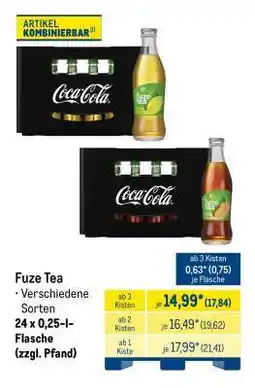 METRO Fuze Tea Angebot