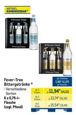 METRO Fever-Tree Bittergetränke Angebot