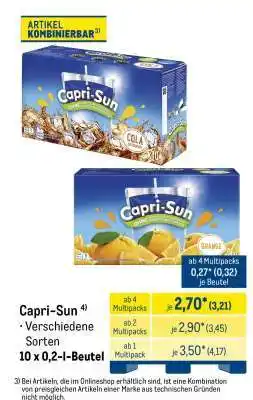 METRO Capri-Sun Angebot