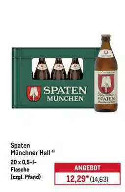 METRO Spaten Münchner Hell Angebot